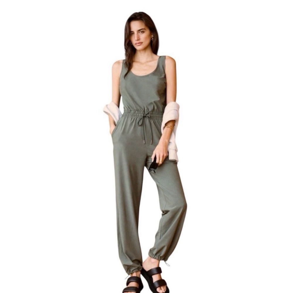 Abercrombie & Fitch Sage Green Jumpsuit